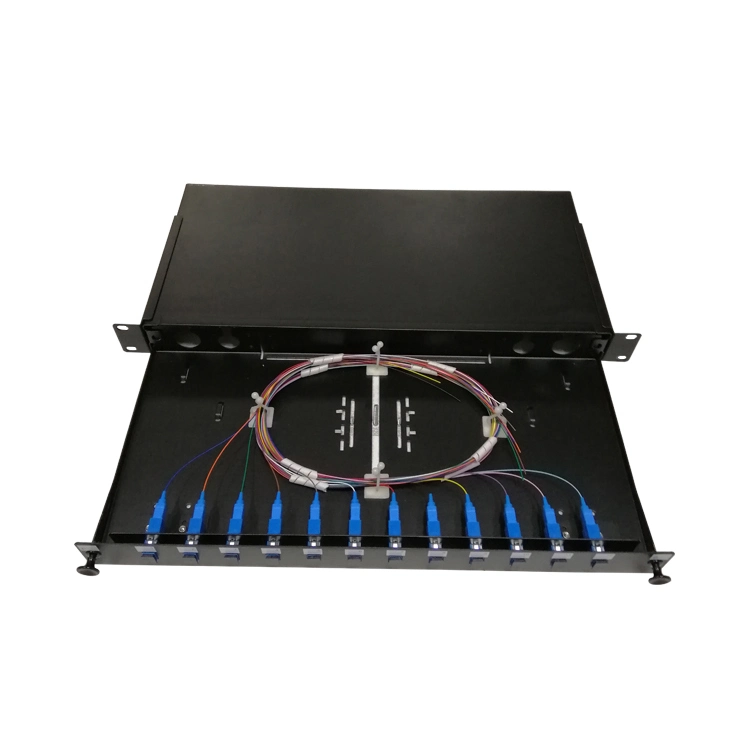 19 Inch Rack Mounted Slidable Fiber Optic Patch Panel