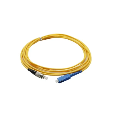 Latiguillo de fibra óptica monomodo de alta calidad de 2,0/3,0 mm con conector Sc FC LC PVC G652D