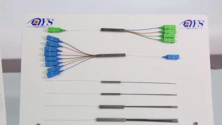 FTTH FTTB 1X2, 1X4, 1X8, 1X16, 1X32 1X64 Mini tubo Fibra óptica PLC Splitterabs Caja Fibra óptica PLC Splitter