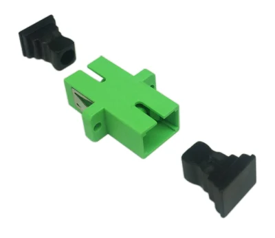 Adaptador de fibra LC APC Simplex LC Upc APC Sm Dx Green Coupler Adaptador de fibra óptica Adaptador de fibra óptica